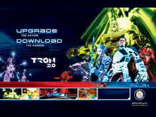 Картинка видео игры tron