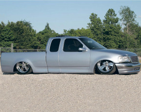 Картинка 1999 chevy f150 passengers side view thumbnail автомобили custom pick up