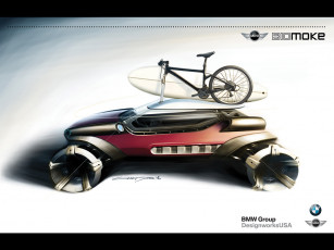 обоя 2006, mini, bimoke, автомобили, 3д