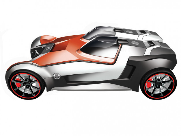 Обои картинки фото 2006, honda, extreme, автомобили