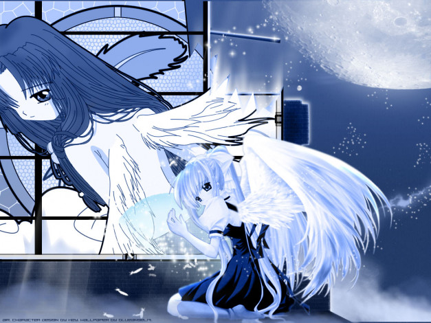 Обои картинки фото аниме, air