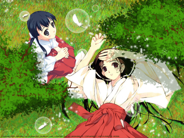 Обои картинки фото аниме, silvery, white