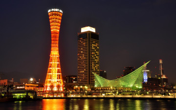 Картинка города огни ночного