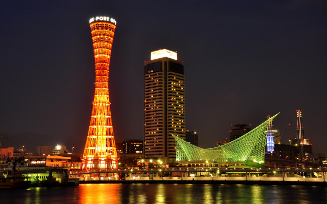 Обои картинки фото города, огни, ночного