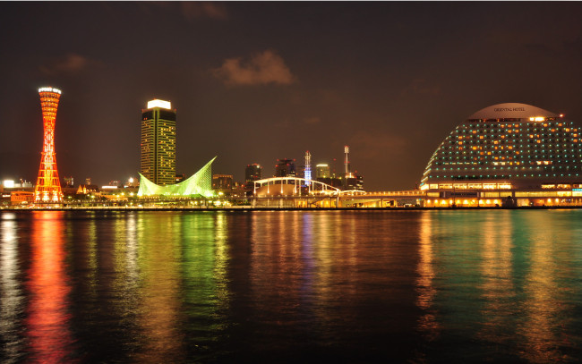 Обои картинки фото города, огни, ночного