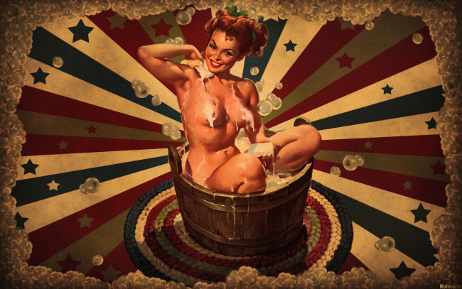 Обои картинки фото рисованные