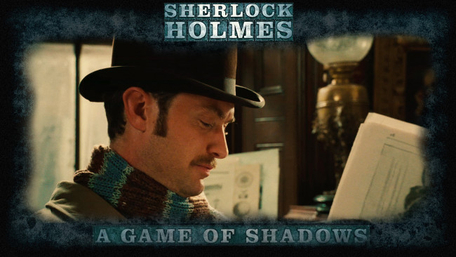 Обои картинки фото sherlock, holmes, game, of, shadows, кино, фильмы, доктор, ватсон, watson, jude, law