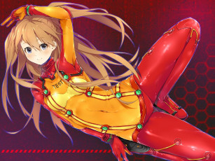 Картинка аниме evangelion asuka langley