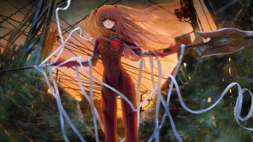 Картинка аниме evangelion asuka langley