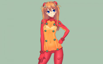 Картинка аниме evangelion asuka langley
