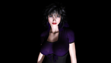 Картинка 3д+графика portraits+ портрет взгляд девушка фон