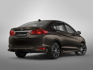 Картинка автомобили honda mugen city 2014г темный