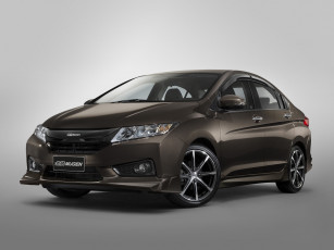 Картинка автомобили honda mugen city 2014г темный