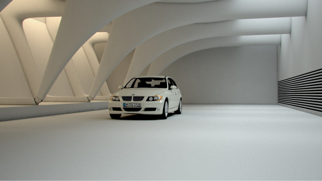 Обои картинки фото автомобили, 3д, автомобиль, bmw