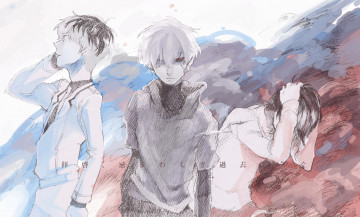 Картинка аниме tokyo+ghoul tokyo ghoul токийский гуль art sasaki haise kaneki ken