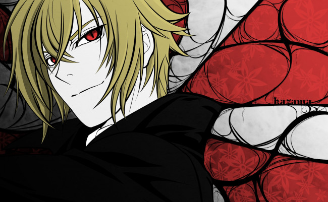 Обои картинки фото аниме, hakuoki, взгляд, парень