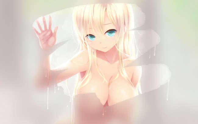 Обои картинки фото аниме, boku wa tomodachi ga sukunai, kashiwazaki, sena, стекло, арт, девушка, cait