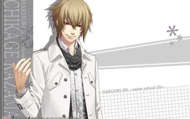 Обои картинки фото аниме, hakuoki, фон, парень