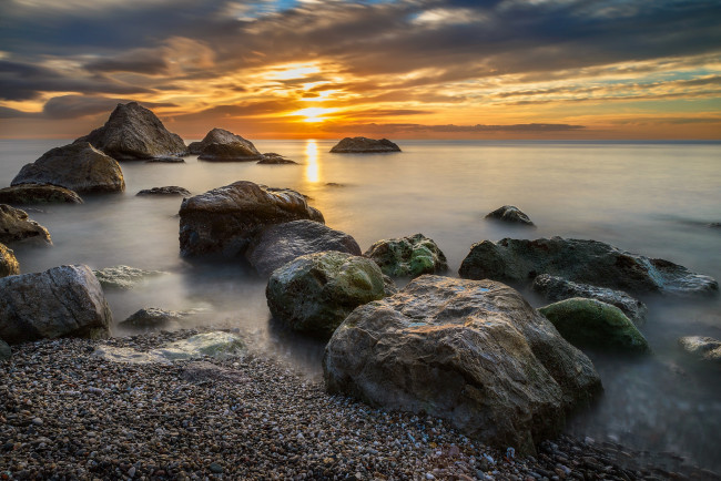 Обои картинки фото природа, восходы, закаты, рассвет