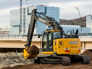 Картинка техника экскаваторы john deere