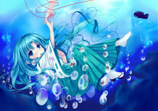 Картинка аниме unknown +другое девушка взгляд фон