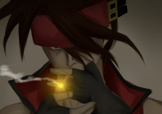 Картинка аниме guilty+gear sol badguy