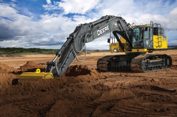 Картинка техника экскаваторы john deere