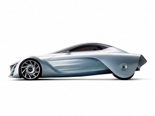 Обои картинки фото mazda taiki concept 2007, автомобили, 3д, 2007, taiki, mazda, concept