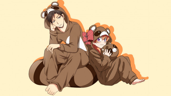 Обои картинки фото аниме, gekkan shoujo nozaki-kun, сакура, нозаки