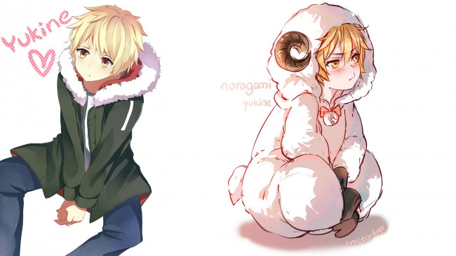 Обои картинки фото аниме, noragami, юкине