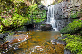 Картинка природа водопады простор