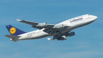 Картинка b747-430 авиация пассажирские+самолёты авиалайнер