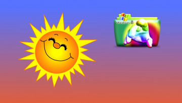 Картинка компьютеры windows+8 фон логотип