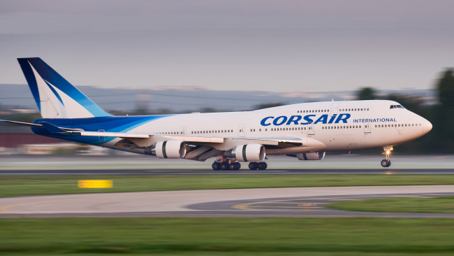 Обои картинки фото b747-422, авиация, пассажирские самолёты, авиалайнер