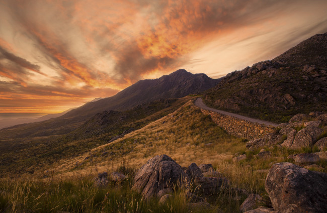 Обои картинки фото природа, горы, простор