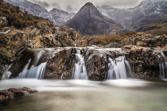 Обои картинки фото природа, водопады, простор