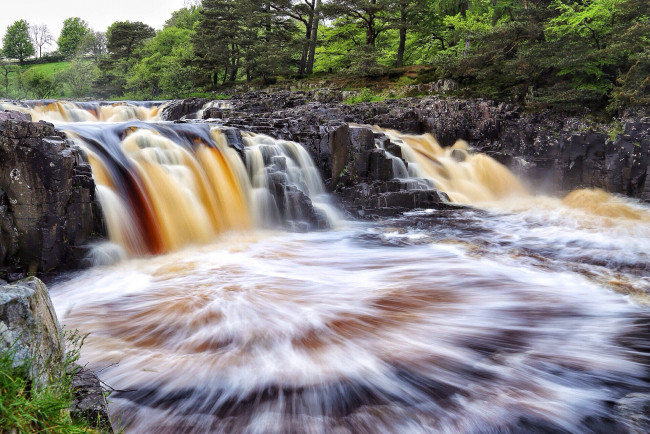 Обои картинки фото природа, водопады, простор