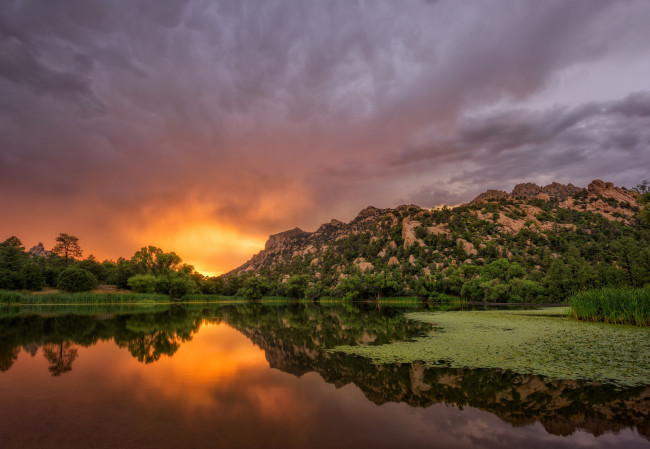 Обои картинки фото природа, восходы, закаты, простор