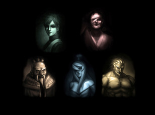 Картинка аниме naruto danzo shimura onoki mei lightning shadow gaara kage