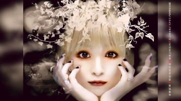 Картинка календари фэнтези девушка венок взгляд лицо