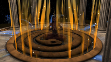 Картинка 3д+графика фантазия+ fantasy фон взгляд девушка