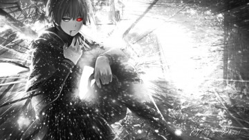 Картинка аниме tokyo+ghoul канеки