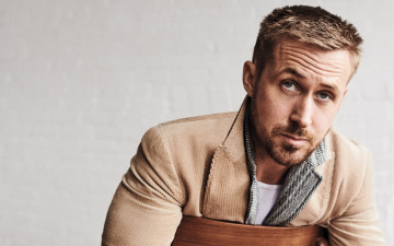 Картинка ryan+gosling мужчины коричневая куртка канадский актер портрет фотосессия райан гослинг