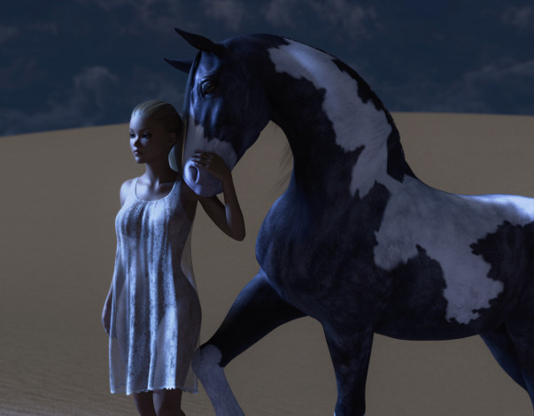 Обои картинки фото 3д графика, люди и животные , people and animals, фон, взгляд, девушка