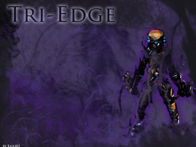 Обои картинки фото аниме, hack, sign, azure, kite, tri-edge