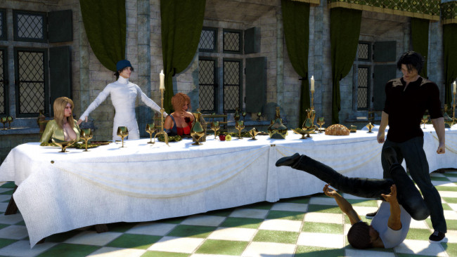 Обои картинки фото 3д графика, фантазия , fantasy, взгляд, фон, девушка