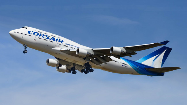 Обои картинки фото b747-422, авиация, пассажирские самолёты, авиалайнер