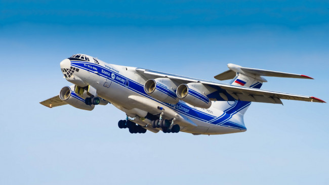 Обои картинки фото ilyushin il76td-90vd, авиация, грузовые самолёты, авиалайнер