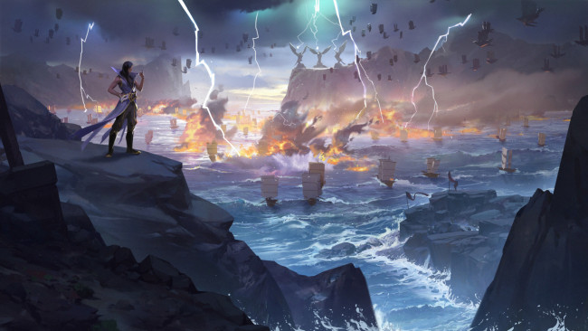 Обои картинки фото видео игры, king of glory, парень