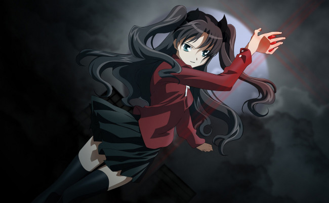 Обои картинки фото аниме, fate, stay night,  grand order,  apocrypha, судьба, ночь, схватки